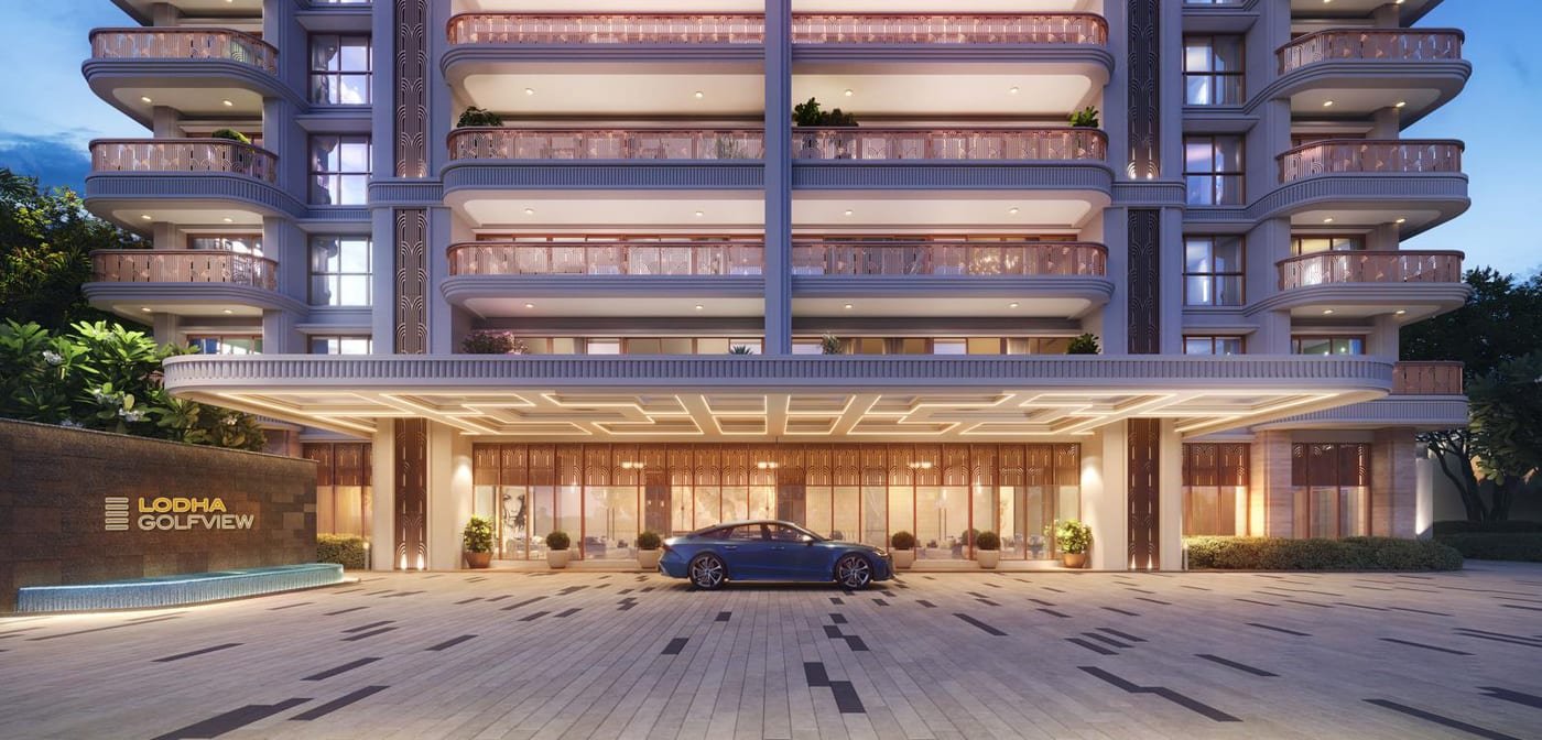The tower and drop-off — art deco, 25 storeys